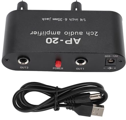 Stereo Audio Vorverstärker, Integrierter 2 Kanal HiFi Verstärker, Digitaler Desktop PC Stereo Verstärkerempfänger, Audio Stereo Verstärkerplatine