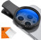 K&F Concept 52mm Clip Filtre Polarisant CPL Amovible Compatible avec iPhone Téléphone Smartphones Objectifs et Un Chiffon