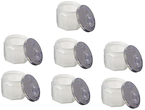 PLAFOPE 7stücke Kerzenhalter Kerzenbecher Für Diy-kerzendosen Vorratsbehälter Für Kerzenherstellungsglas Für Partydekoration Und Aromatherapie-duftkerzen