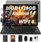 Newest Android 14 Tablet 10 Pulgadas, 20GB RAM + 128GB ROM (1TB TF), 5G+2.4G WiFi 6+ BT 5.0, Widevine L1, Octa-Core, 6000mAh, 1280*800 HD Pantalla, 5MP+8MP, Tablet con Teclado y Ratón - Gris Brillante