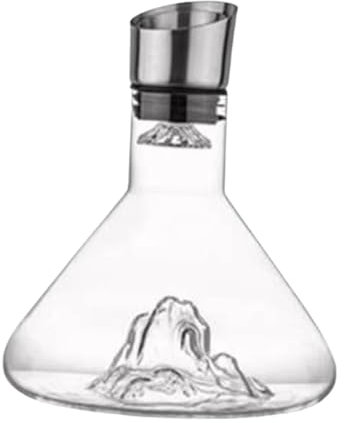 Decantador de Vino de Cristal, Decantador Rápido, Recipiente para Vino, Jarra de, 1500 Ml