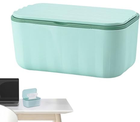 Rrlihjgu Baby våtservetter dispenser - uppladdningsbar torkhållare för skrivbord och resor - dammtät multifunktionslåda för blöjor, smink, bil, dagis och resor