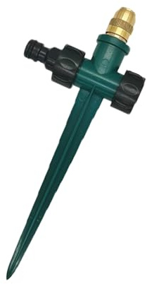 Aspersor de jardín para césped, aspersores de césped de 360 grados, boquilla de riego de jardín, aspersor de agua de impulso de impacto de jardín para aspersor, riego de plantas, flores y verduras