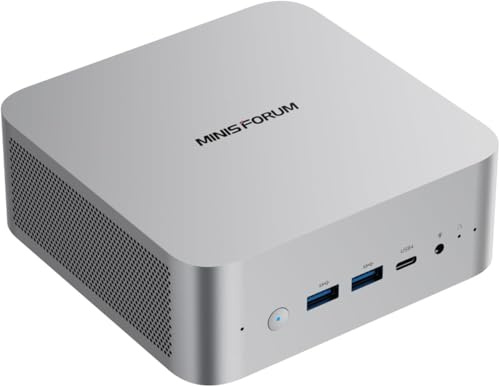 MINISFORUM M1 Pro-125H Barebone AI Mini PC, Intel Core Ultra 5 125H (14 cœurs/18 Threads, jusqu'à 4,5 GHz), USB 4/Raid/OCuLink/Wi-FI 7/BT 5.4, écran 4K Quad