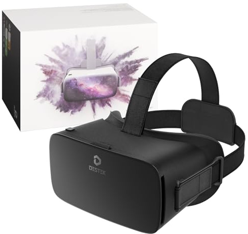 DESTEK V5 VR Headset for Phone & Kids, Fits 5.5 to 7.0 Inch Phones