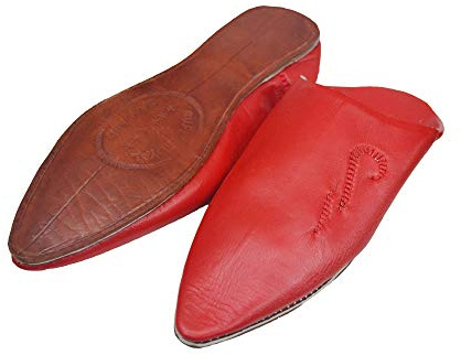 Babuchas Marroquíes de Piel Auténtica – Zapatillas Artesanales Tradicionales Hechas a Mano – Calzado Oriental Unisex