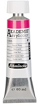 Schmincke AKADEMIE Acryl color Neon Pink in 60 ml-Tube, 23 855 011