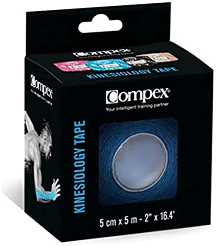 Compex Rouleau de Tape Kinésiologique Cinta Adhesiva elástica, Unisex Adulto