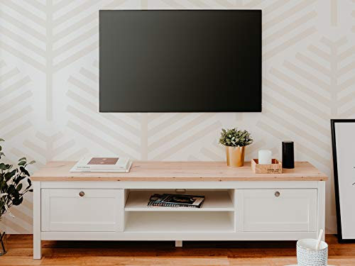 möbelando TV-Lowboard Unterschrank Fernsehtisch HiFi Element Schrank Rack Batley I