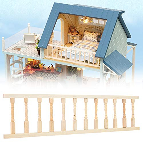 1:12 Miniature Balustrade En Bois, Mini Simulation Balustrade En Bois Meubles Maison De Poupée Maison Scène De Vie pour Enfants Éducatifs Pretend Play Jouets Cadeau