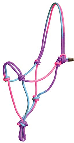 Horsenjoy Knotenhalfter Reithalfter Arbeitshalfter Rainbow (Cob)