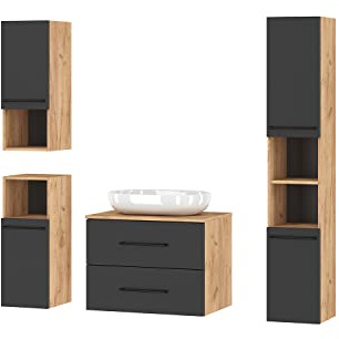 Planetmöbel Badmöbelset Waschtischunterschrank LUX 70 cm