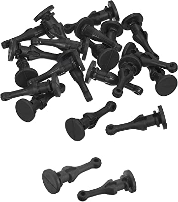 sourcing map Caja Ventilador Montaje Tornillos Silicona Reducción Ruido Vibración Montaje Pasador Remache, 9mm x 22,7mm para PC Chasis Refrigeración Ventiladores 20uds