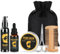 Beard Growth Kit, Beard Grooming Kit with Beard Growth Oil,Beard Shampoo, Balm, Comb, Scissors, Men's Beard Growth Care Set for Beard Grooming & Care