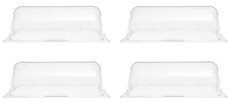 4 coperchi per display Food Display, coperchio trasparente per 1/1 Chafing Dish per hotel, ristoranti, banchetti, feste, picnic, panetterie, 53,5 x 33 x 18 cm