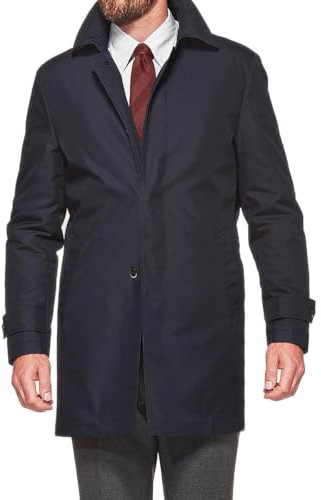 VEQUÈ Giubbotto Uomo Invernale Cappotto Lungo Trench Casual Elegante Linea Sartoriale Impermeabile Qualita' Premiun