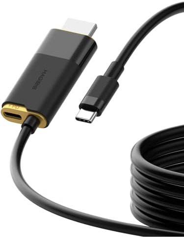 Hagibis Switch 2 Dock, Lightweight Replacement, 100W PD 8K@60Hz HDMI | Compact swap for bulky official dock, no base needed. 2m cable lets you play from the sofa. Switch 1/2, Steam Deck, ROG Ally.