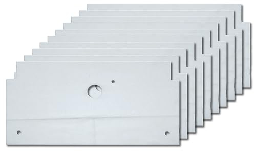 10 X Filtertuch für Bosch Siemens Constructa Filter Trockner Wärmepumpentrockner Filtermatte Kondenstrockner 292 x 142 x 1 mm Fusselfilter 12022801
