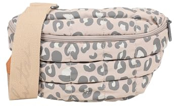 Fritzi Bum Limited Leo Bubble Soft Caramel Crossbody Bag Nylon Damen Umhängetasche Freizeit Stadt mit Reißverschluss verstellbarem Gurt 9 x 29 x 13 cm, Beige
