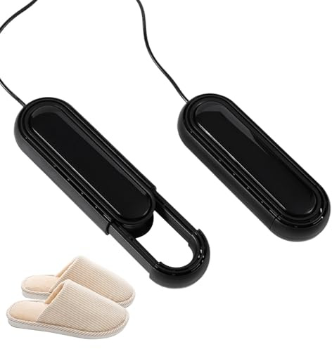 Lunaobrik Wäschetrockner, Wäschetrockner, leichte tragbare Kofferraumtrockner mit Timer, einziehbare Geruchsrückführung, USB-Ladekabel für den Hausgebrauch, Schuhdeodorant