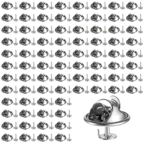 80 Paar Schmetterling Pin Clutch Nadeln Pins Pin Verschluss Anstecker Schmetterling Anstecknadel Broschennadeln Butterfly Clips Clutch Krawattennadeln Für DIY Hüte Krawatten Jacken Taschen