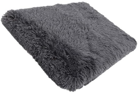 MERRYHAPY Sleeping Bed for Dogs and Cats Soft Cushion for Teacup and Chihuahua Breeds Portable and Warm Mat for Home Travel Grey