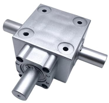 Winkelgetriebe Horizontal montiertes Lenkgetriebe, 20 mm Doppelwellenkommutator, 2,5 Modul, 16 Zähne, Kegelrad, Umkehr-Eckvorrichtung Getriebelenkung