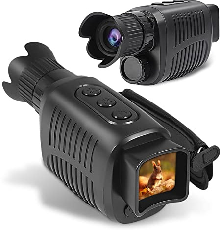XZXXZSZ Dispositivo de visión Nocturna monocular Cámara 1080P HD Infrarrojo 5X Zoom Digital Telescopio de Día al Aire Libre Noche Oscuridad de Doble Uso(R7 Night Vision)