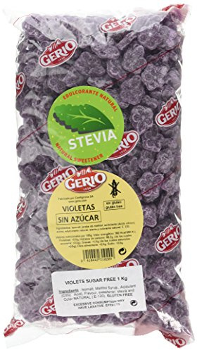 Gerio Violetas Sugar Free Violet Sweets with Stevia, 1 kg