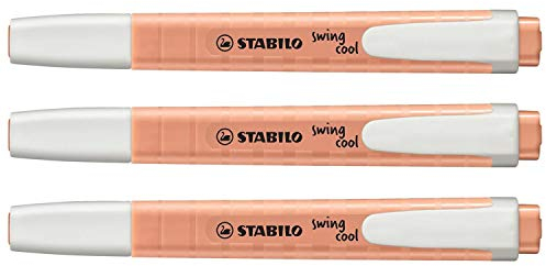 Stabilo 3 Textmarker – Swing Cool Pastel Edition – Pfirsichfarben