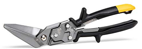 ToughBuilt H4-60-SOL Aviation Tin Snip Straight Offset Long Cut, (TB-H4-60-SOL)
