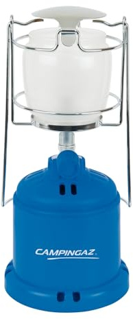 Campingaz Gaslampe 206 L - Blau - Metall - Gebürstet - Feuerzeuglampe
