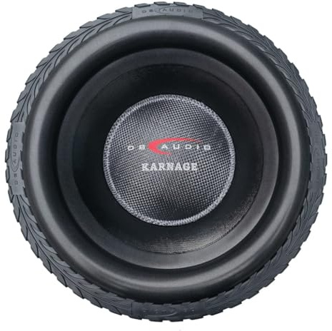 In Phase DB Audio KARNAGE 15000W 12 Dual 1 Ohm Voice Coil SPL SINGLE Subwoofer