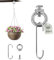 EXLECO 20 X Dadi Anello Occhio Dado a Occhiello M6 Dadi ad Anello con Vite a Testa Martello Inox Accessori per Serra da Giardino Bulloni e Dadi Vite ad Anello Bullone Occhiello Dado di Sollevamento