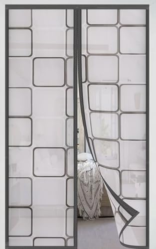 Thermovorhang Wärmeschutzvorhang 90 x 210cm Winter Kalteschutz Isolier Schutz Für Tür Magnet Thermo Türvorhang Fliegengitter Wasserdicht Fliegenvorhang für Balkontür Wohnzimmer Terrassen Küchen