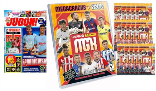 Megacracks 2024 2025 (1 Archivador + 15 sobres + Revista Jugón)