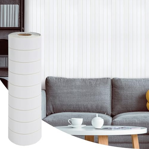 Pannelli da parete in finto legno, 40 cm x 3 m (1,2 m²) pannelli da parete 3D per decorazione di pareti e soffitti, pannelli di rivestimento murale in PVC elastico, piastrelle autoadesive impermeabili