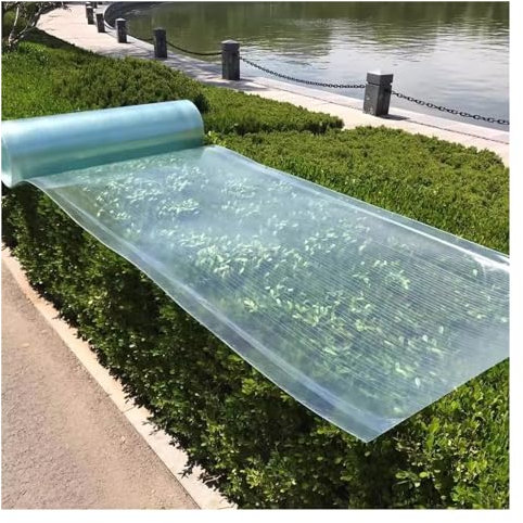 Bassin à poissons hors-sol transparent pour jardin, réservoir d'eau temporaire avec parois visibles pour faciliter l'élevage et la surveillance des poissons