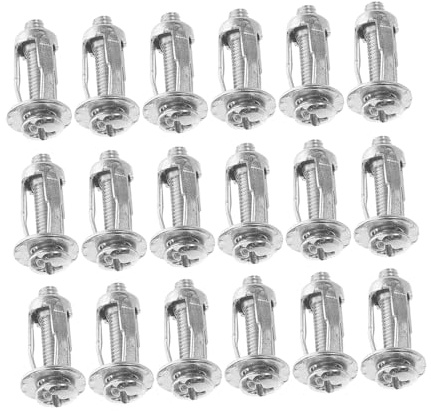 Artibetter 20piezas Tuerca De Pétalo Para Metal Insertos Roscados Huecos Fijación Para Matrícula De Coche Pared y Camión De Tornillos De Expansión Para Ensamblaje