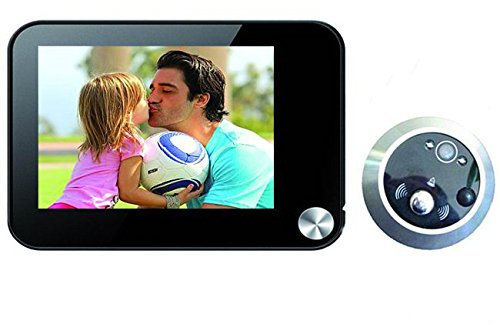 Vigor 24615-35 Spioncini per Porte Modello Digitale-R 120°, 3.5 Pollici