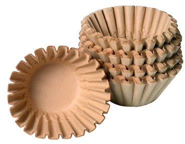 Original Bartscher Korbfilter 90/250mm, 500 Stk, Kaffee-Filter für Filterkaffeemaschine in braun