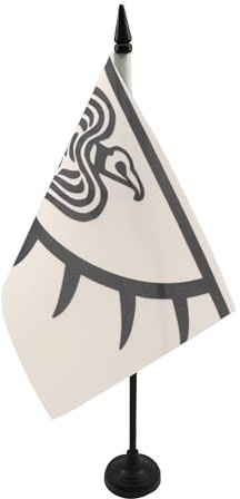 AZ FLAG Bordsflagga Viking Raven 21x14 cm 100D Polyester Plastfot
