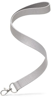 Kandinsky Schlüsselbänder Lanyards unbedruckt, mit Verschluss, 20 mm Breite (50 Stück)