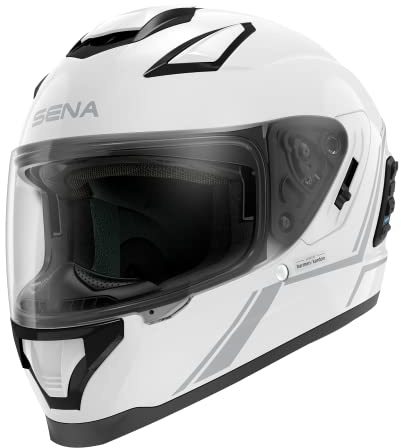 Sena Stryker Bluetooth Integralhelm mit Sound by Harman Kardon und integriertem Mesh Intercom