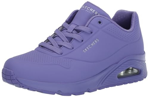 Skechers Uno Stand On Air, Scarpe da ginnastica Donna, Lila Durabuck Mesh, 38.5 EU