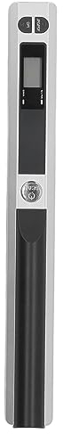 Scanner Portatile, Display Chiaro Versatile Formato PDF JPG Plug and Play 3 modalità Scanner Fotografico Portatile Scansione Rapida per le Aziende (SILVER)