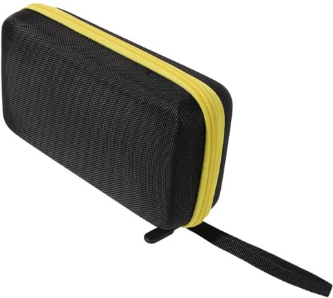 Laladefiee Pochette Pour MultimèTre En Nylon Noir 22X20X6Cm Organisateur Portable Multi Couches Protection Instrument Mesure Outils ÉLectroniques