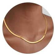ALEXCRAFT Kette Gold Schlangen Kreuz Herz Edelstahl Halskette für Damen | Kette für Damen Edelstahl Verstellbare Stapelbare Halskette Wasserdicht Halsketten Herz Kreuz Ketten Schmuckgeschenke