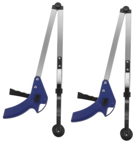 UPKOCH 2pezzi Pinza Raccoglitrice Di Rifiuti Extra Lunga Leggera Pieghevole Tool Di Presa Per Oggetti Irraggiungibili e Piccoli Utensili Necessari