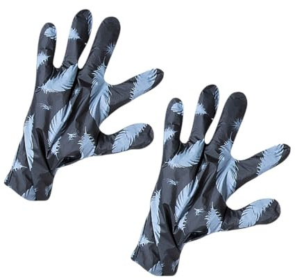 LALADEFIEE Guanti per Mani Esfolianti in Fango Minerale Neri, Maschera Idratante e Nutriente in Alluminio e Tessuto, per Cura e Riparazione Mani